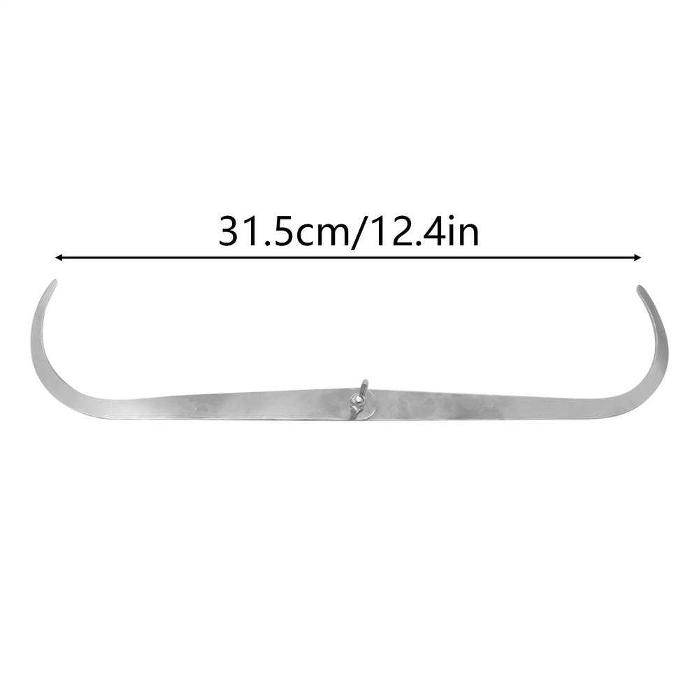 Universal Metal Measuring Ruler For Internal And External Use Stainless Steel Clay Pottery Inside Outside CaliperMeasuring Tool