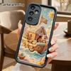 Phone Case: 2D Flat Design Suitable for Samsung Galaxy A34 A35 M05 M06 S20 S22 S21 FE Plus 5G Protective Case, Plush Pirate Ship, Perfect Christmas an