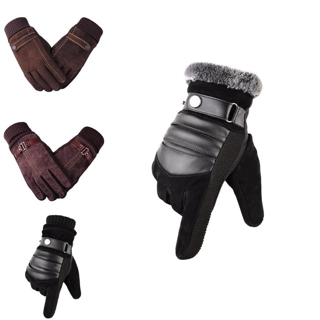 Fashion Men's Premium Winter Warm Touch Screen Driving Gloves For Outdoor Sports