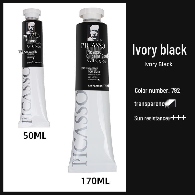 

Тюбик масляної фарби 50 мл Біле золото - Професійний клас для художників та дітей