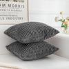 Weiche Kissenbezüge Strick Fell Einfarbige Sofakissenbezüge Lendenkissenbezug Kissenbezug Schutz für Bürosofa
