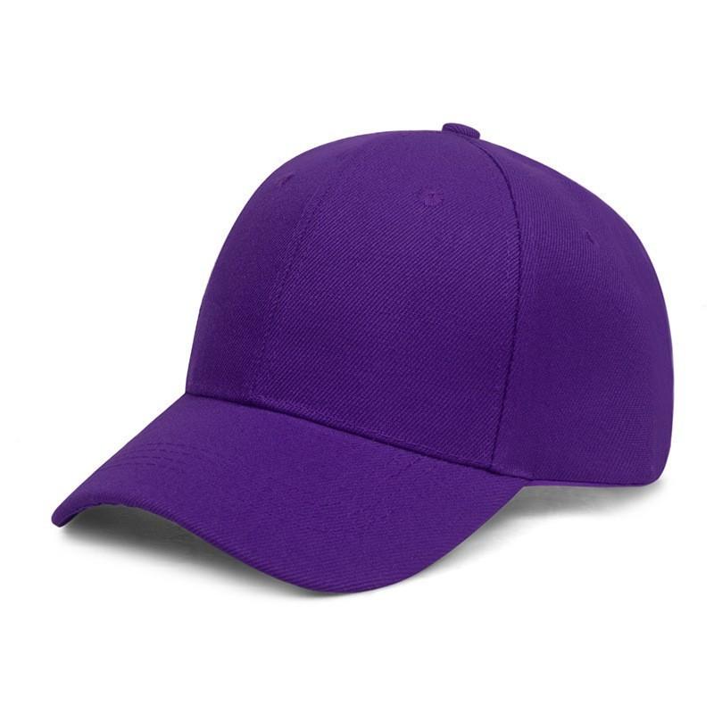 Color Baseball Solid Cap Breathable Headwear Peaked Caps Sunscreen Hat Gift
