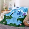 Blue's Clues Theme Printed Blanket - Perfect for Couch, Bed, Travel & Outdoor Use | Machine Washable, Cozy & Durable.