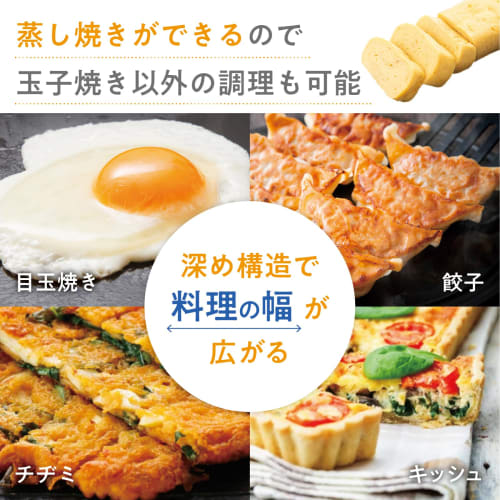 Taniguchi Metal Silicone Non-Slip Frying Pan Lid, 13x18cm, Tempered Glass Lid, See-Through, Oil-Resistant, Red