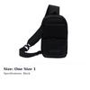 Li Ning Athleisure Fabric Crossbody Bag, Shoulder Bag, Sling Bag Regular Unisex Black ABST021-1