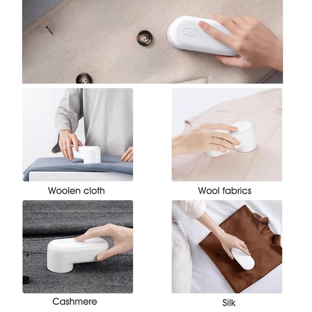 Lint Remover USB Charging 90min Endurance 0.35mm Knife Small Brush Low Noise Cut Machine Fabrics Fuzz Shaver for