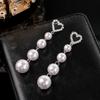 Diamond Bow Fringed Earrings, Temperament Earrings, Fashion Earrings For Women