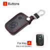 Leather Car Key Cover For Lexus Es 300H 250 350 Is Gs Ct200H Rx Ct200 Es240 Gx400 Lx570 Rx270 Smart Keychian Remote Fob Case Bag