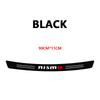 ARE4  Car Carbon Fiber Logo Trunk RearGuard Plate Bumper Trim Stickers For Nissan Nismo X-trail Qashqai Note Juke Sentra Patrol Navara