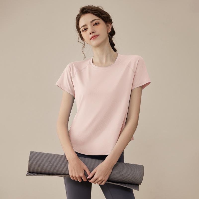 2025 Women's Summer Yoga Short Sleeve Sports Fitness T-shirt