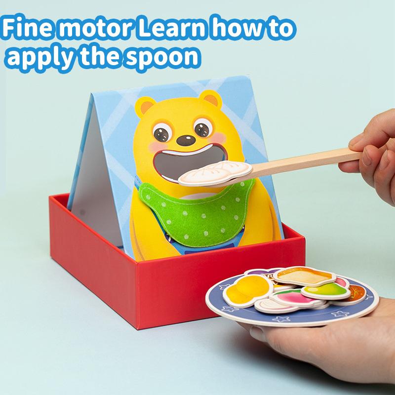 Interaction Play House Parent-Child Interaction Simulation Feeding Game Child Education Fine Motor Educational Toys