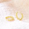 2024 Trendy Fashion Versatile Earrings, Even Beads Simple Metal Earrings, Earrings For Women