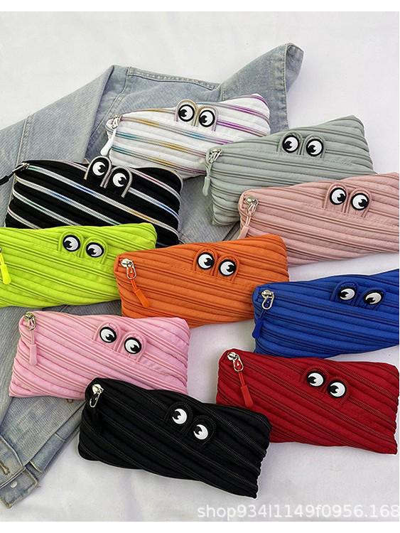 

Шикарный женский клатч ручной работы: Нишевый дизайн кошелек на молнии для монет и мини пенал синий