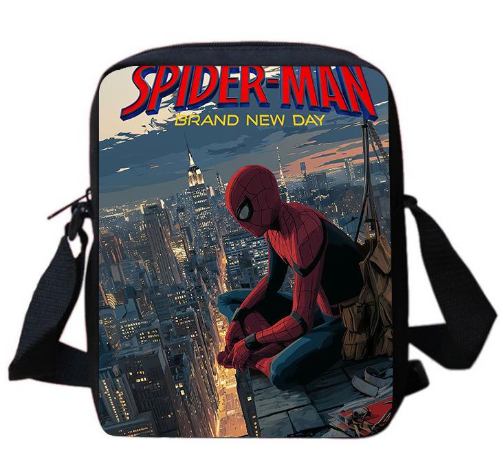 Spider-Man peripheral cartoon printed shoulder crossbody bag 8 inch