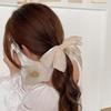 New Arrivals Open Run Banana Pin Ballet Core Big Size Chiffon Ribbon Hair Clip
