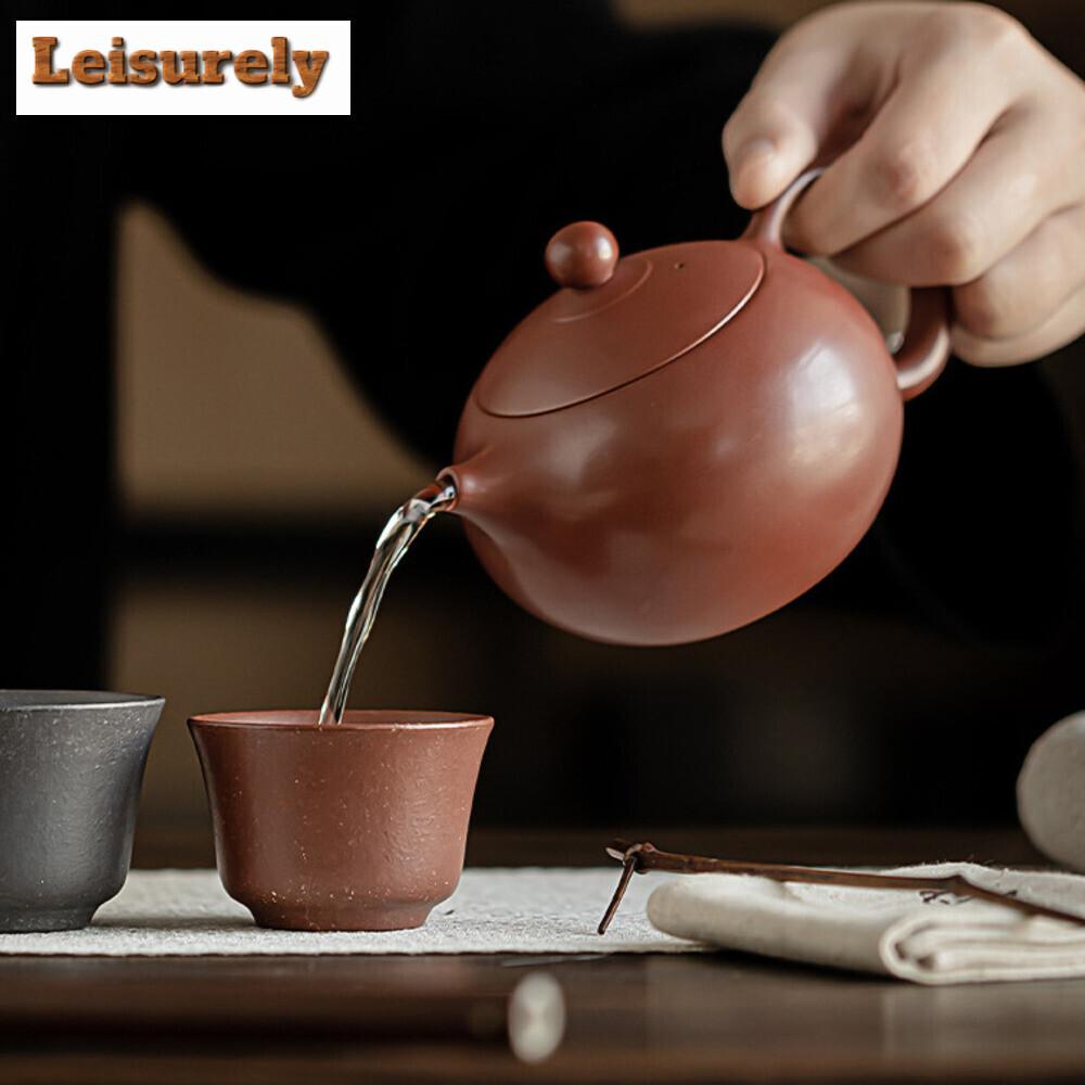 Chinesisches Lila Ton Xi Shi Teegeschirr Komplettes Set Retro Teegeschirr Set Haushalts Teekanne und Teetassen Set Teegeschirr Kollektion