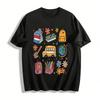 Back to School Schreibwaren Aufdruck Lässiges Oberteil für Kinder Reines Baumwoll-T-Shirt