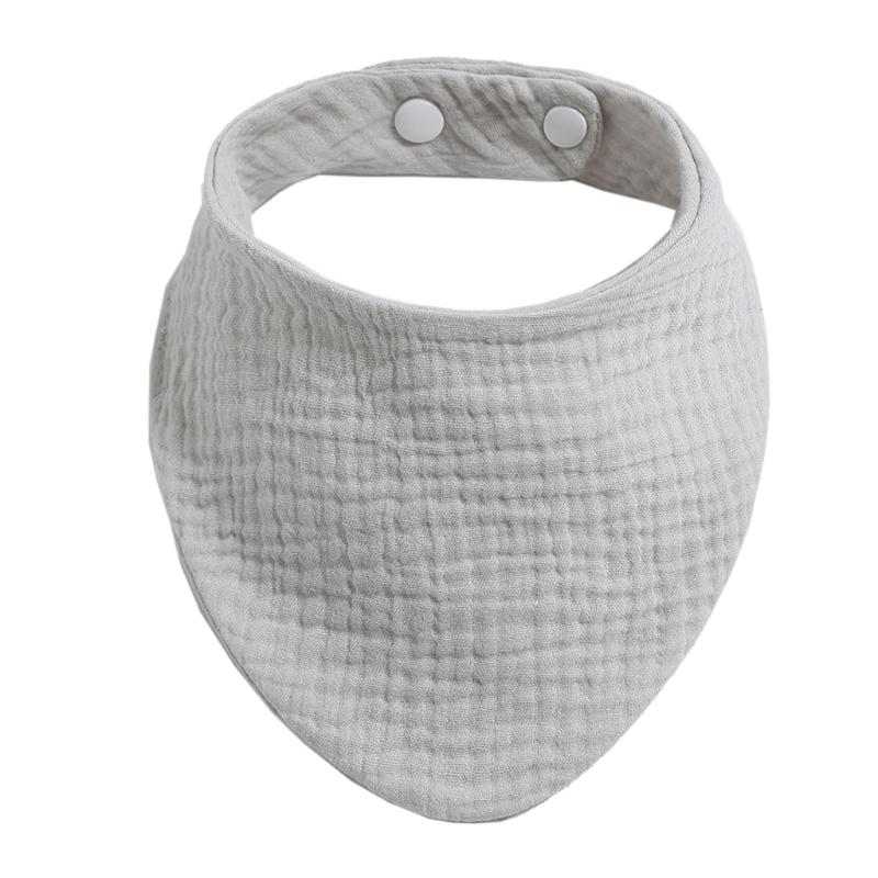Baby Infants Feeding Bibs Soft Pure Cotton Bandana Saliva Towel Toddler Drool Scarf Newborn Burp Cloth