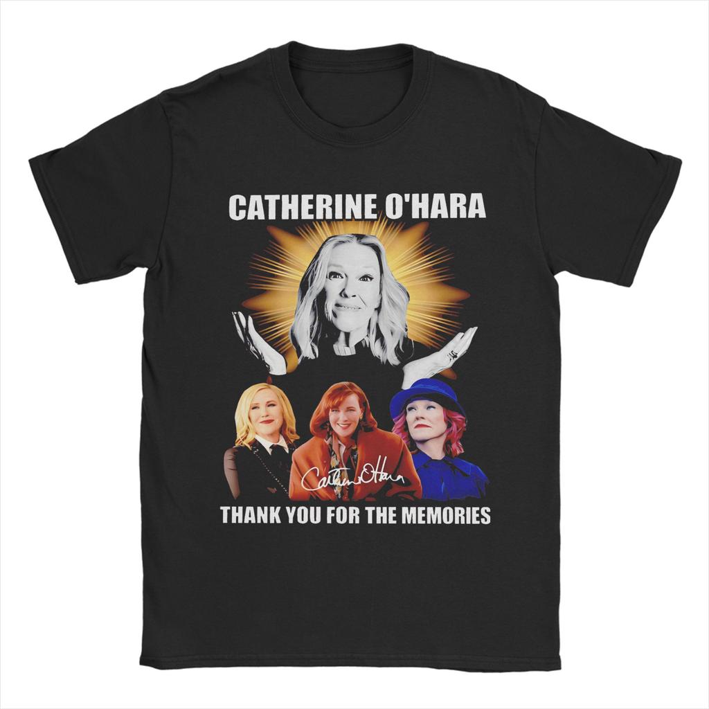 Catherine O'Hara Moira Rose Men's T Shirts  Novelty Tees Short Sleeve Crewneck T-Shirts Pure Cotton 4XL 5XL 6XL Clothes