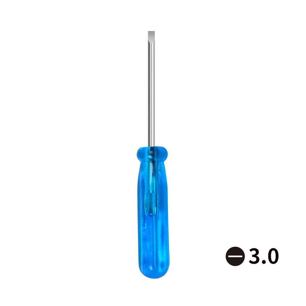 Mini 45mm Crystal Blue Handle Screwdriver for Mobile Phone Repair and Toys