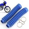 2PC Motorcycle Part Front Fork Cover Gaiters Gators Boot Shock Protector Dust Guard For Off Road Pit Dirt Bike Motocross Bicycle