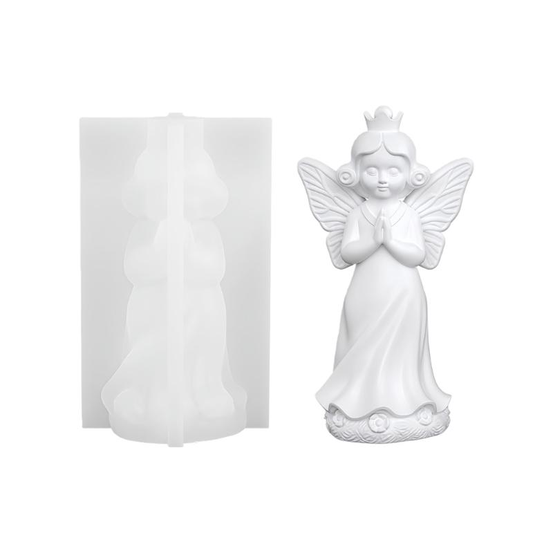 Butterfly Girl Silicone Molds for Handmade Candle Soap Home Decoration Multipurpose Silicone Moulds for Resin Casting