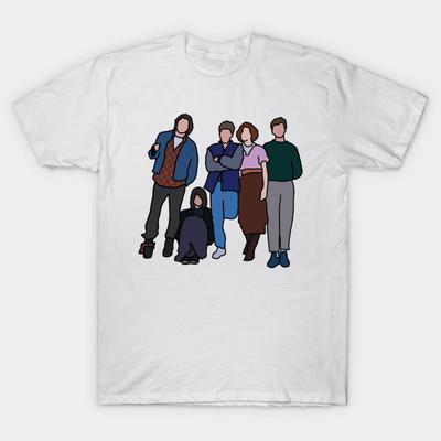 Koszulka damska The Breakfast Club Harajuku Print Kawaii Tshirt Letnia koszulka damska z krótkim rękawem Top Tee