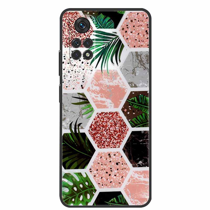 Pro pouzdro Xiaomi Redmi Note 11 Mramorové Silikonové TPU Měkké Zadní Kryt Pouzdro na Telefon pro Redmi Note 11S 11 S Funda Roztomilé Nárazuvzdorné Coque
