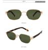 Retro Square Frame Slimming Sunglasses for Women - Anti-UV High-End Design