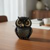 Vintage Owl Statue Resin Animal Figurine Crafts Owl Ornament  Table Centerpiece