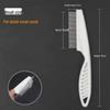 Stainless Steel Fine Tooth Comb for Small Pets - Anti-Drop Design