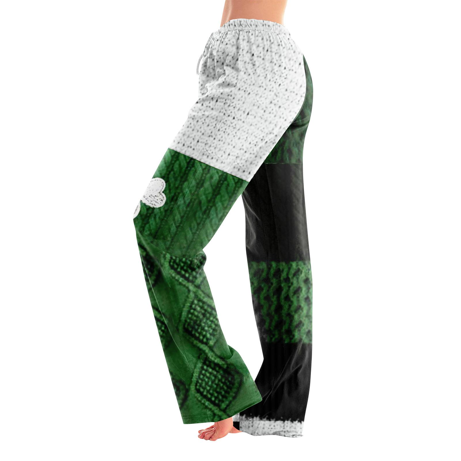 

Женские пижамные штаны, одежда для сна, повседневные брюки с эластичной резинкой на талии, удобные прямые свободные брюки для йоги M чёрный