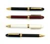 Retractable Ballpoint Pens with Plastic Barrels and Brass Parts Premium 3-Pack Japanese-Made Two-Color (No. 600), Red, Boxed, K7-2C600BP-3-R