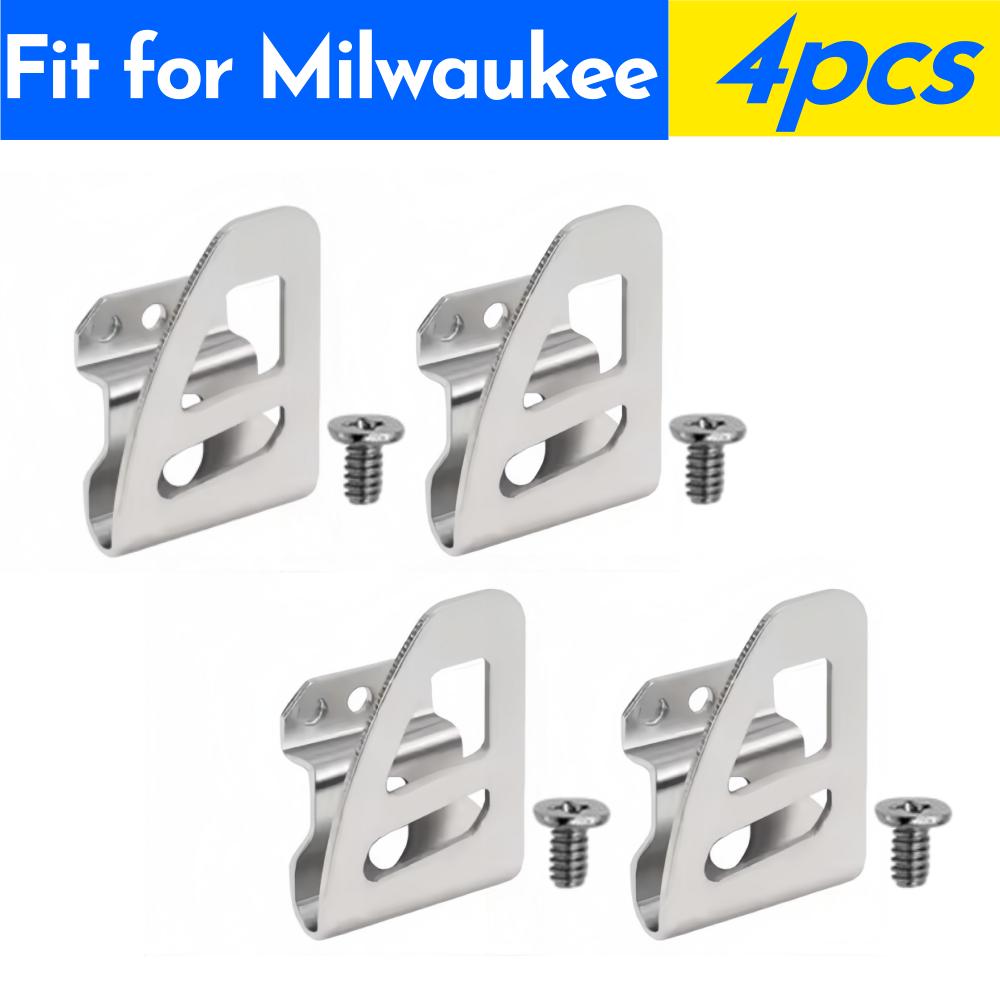 2-6PCS Electric Drill Belt Hook Cordless Drills Wrench Holder Clip Hooks Tool Fit for Dewalt/Makita/Milwaukee Impact Drills Tool