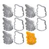 5 Set Biscuit Molds Baking Accessories Halloween Cookie Moulds Biscuit Molding Baking Supplies Suitable for Baking