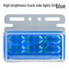 LED Truck Side Marker Lights: High Brightness Ground Light 12V/24V for Trailers with Turn Signal and Tire Side Illumination.