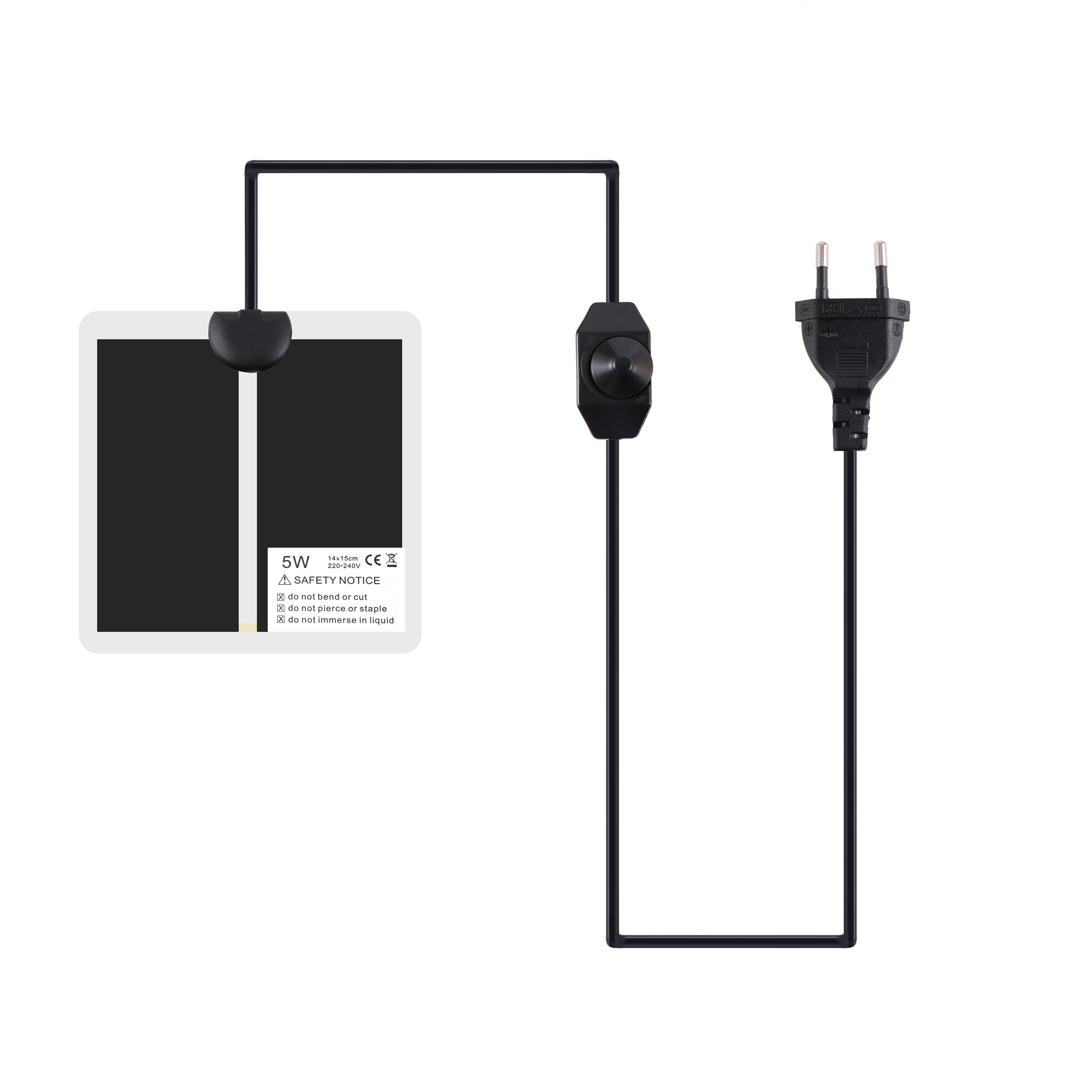 

5-45 Вт Коврик с подогревом для рептилий Террариум Лазающие питомцы Обогревающие теплые коврики Регулируемый контроллер температуры Коврики Принадлежности для рептилий