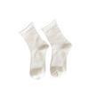 White Cute Japanese JK Lace Socks for Women - Trendy Mid-Calf, Spring & Summer Long Lolita Style