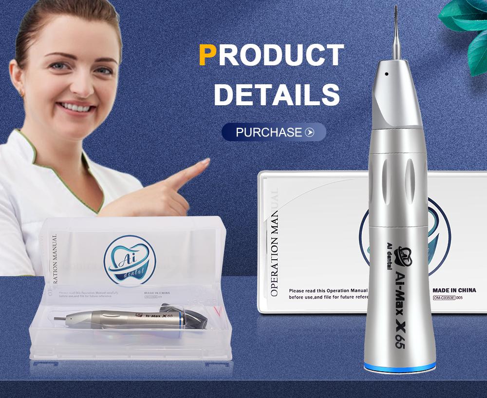 Dentales gerades Handstück AI-X65 1:1 Chirurgisches Handstück Innenwasserspray Nicht-optische Zahnarztausrüstung