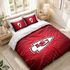 Bedding Set 1 Duvet Cover 2 Pillowcases Kansas City Chiefs Print Bedroom Home Decoration
