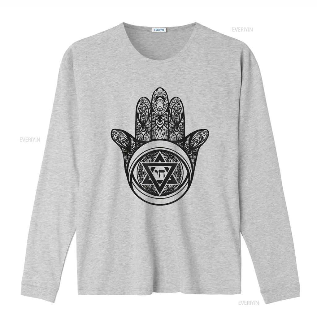 Womens Hamsa Defense against the evil eye T Shirt White 2X Large vintage Washed Soft homme Slightly Casual Breathable Stretched