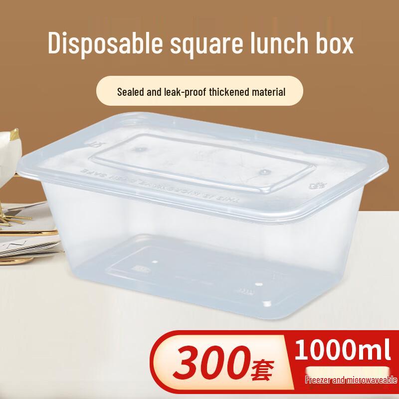 JIACHI Disposable Takeaway Food Containers with Lids