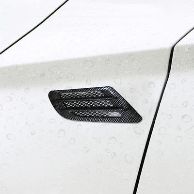 2pcs Auto Exterior Accessories Universal Car Side Fender Hood Stickers Car Air Outlet Styling Sticker Car Body Decorative Decal
