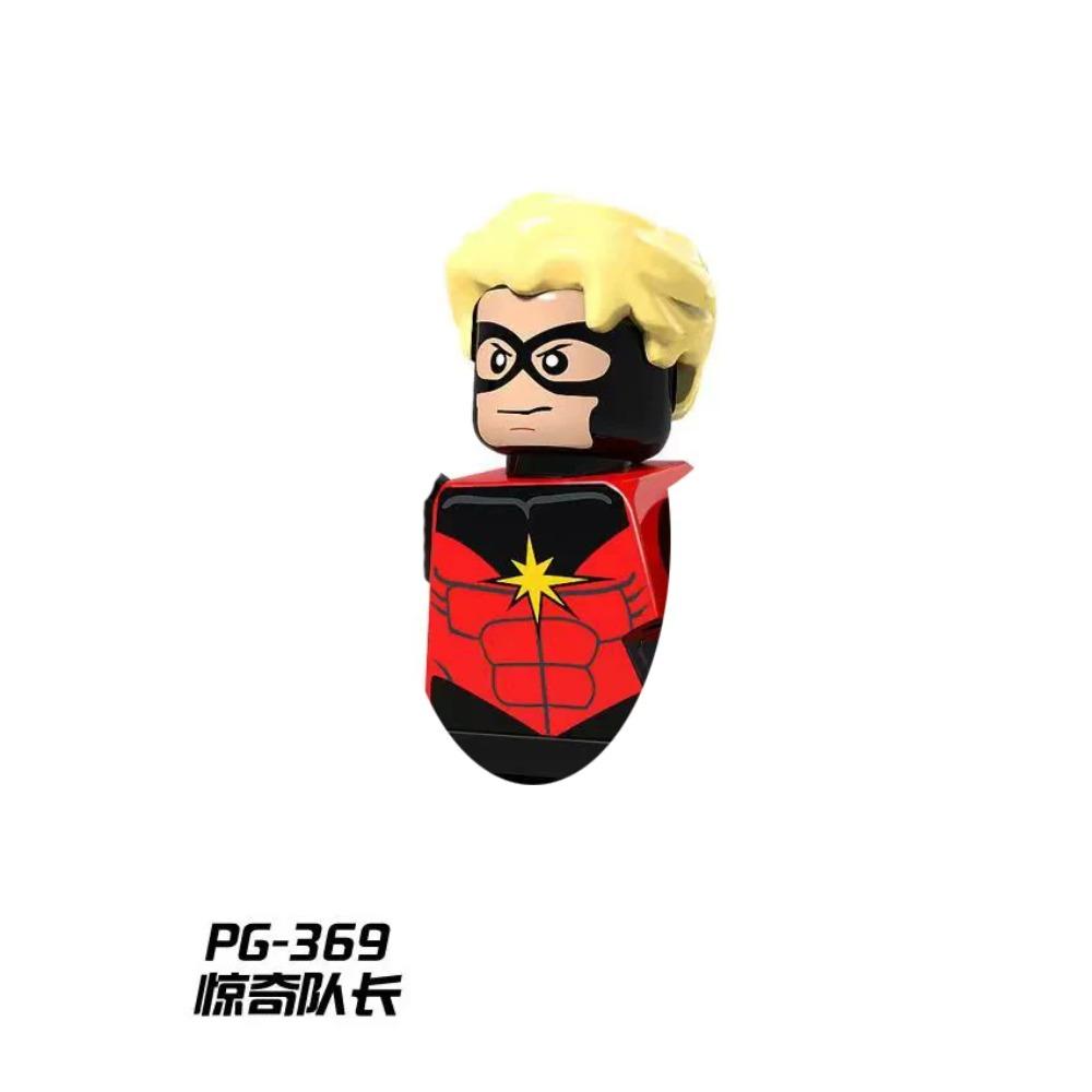 Marvel Heroes Toys Mini Classic Anime Characters Superhero Deadpool Captain America Joker Spider-Man Party Gift Splicing Toy