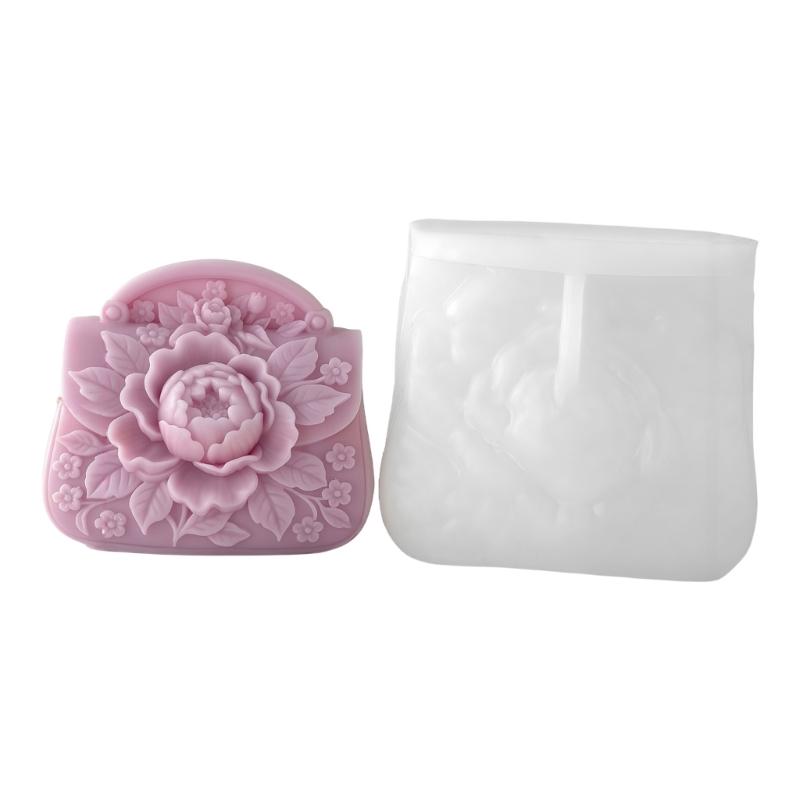 

Женская Сумка Форма Силиконовые Формы Цветочная Сумочка Свеча Силиконовые Формы Для Ручной Работы Свечи Мыла Гипса Декорации Смола Искусство