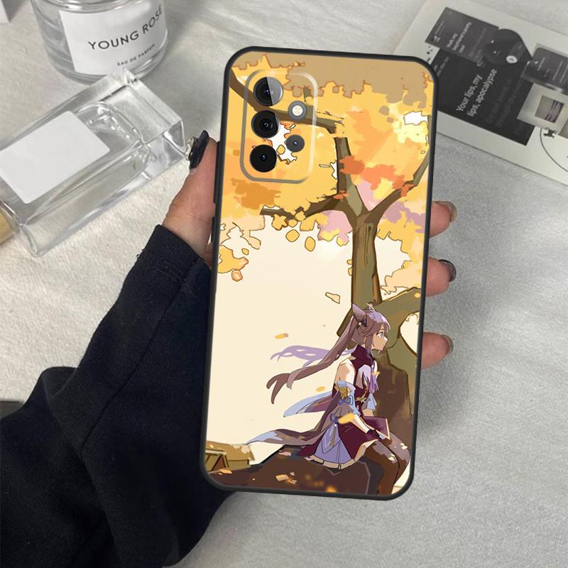Keqing Genshin Impact Anime Case For Samsung Galaxy A14 A24 A34 A54 A51 A71 A13 A23 A33 A53 A73 A12 A22 A32 A52 Coque