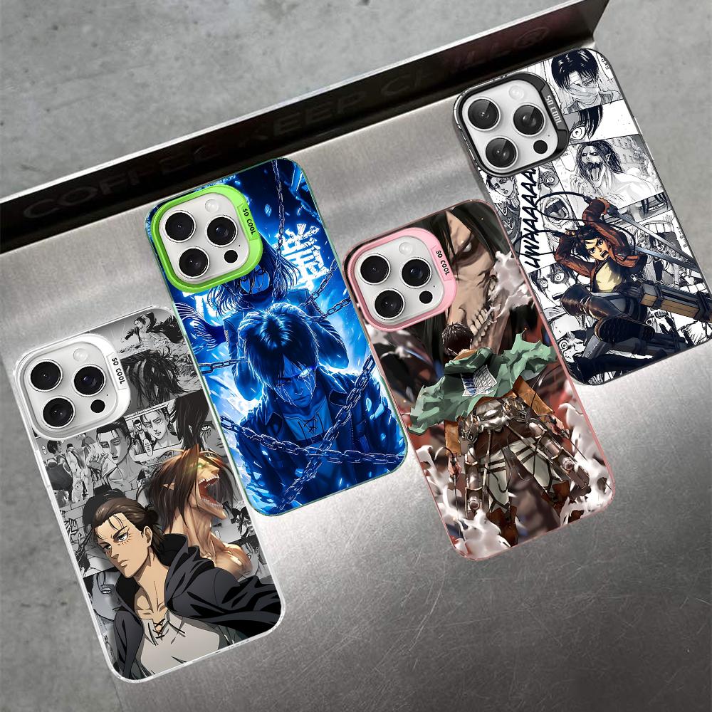 Levi Eren Jaeger Phone Case For IPhone 16 15 14 13 12 11 Pro Max X XR XSMAX 8 7 Plus Matte Shockproof Back Cover