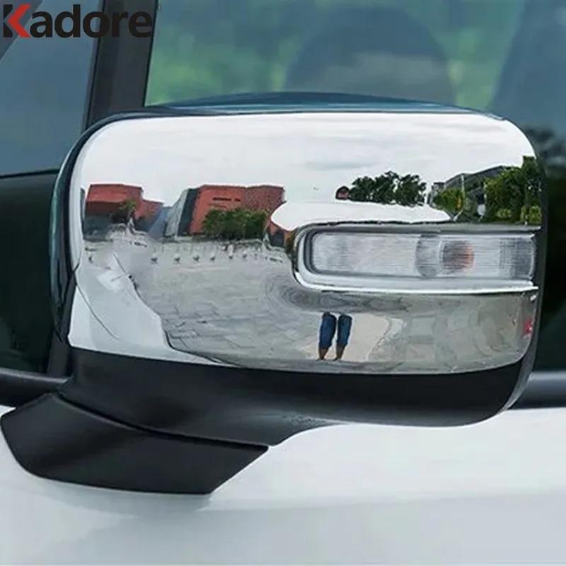 For Jeep Renegade 2014 2015 2016 2017 2018  Chrome Car Rearview Mirror Cover Trim Side Wing Mirror Cap Covers Accessories