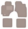 Beige Velour Floor Mats For: Toyota RAV4 II 3-door Pre-facelift (2000-2003)