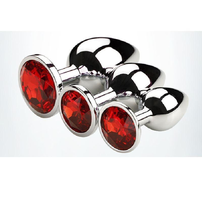 Luxurious Metal Anal Plug For Adults In Various Sizes And Vibrant Colors